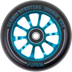 Stuntstep Wiel Aluminium 100mm Slamm Flair 2.0 Met Abec 9 Lagers In Color Zwart 11 Stuntstep Wiel Aluminium 100mm Slamm Flair 2.0 Met Abec 9 Lagers In Color Zwart -Exporteren Step Avontuur Winkel SL580 2 Slamm 100mm Flair 2.0 Alloy Core Wheel Blue speelactief.nl