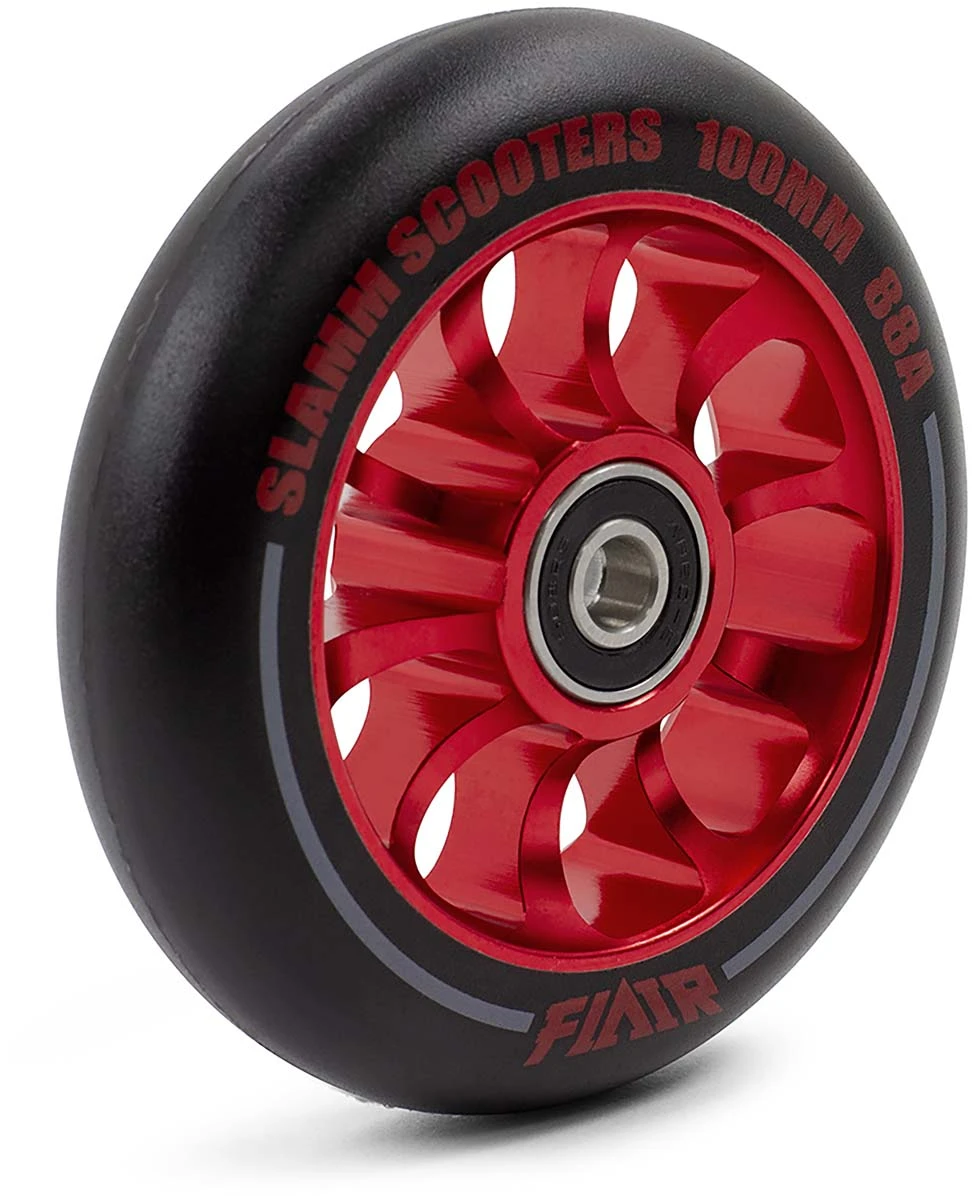 Stuntstep Wiel Aluminium 100mm Slamm Flair 2.0 Met Abec 9 Lagers In Color Zwart 7 Stuntstep Wiel Aluminium 100mm Slamm Flair 2.0 Met Abec 9 Lagers In Color Zwart - Afbeelding 7