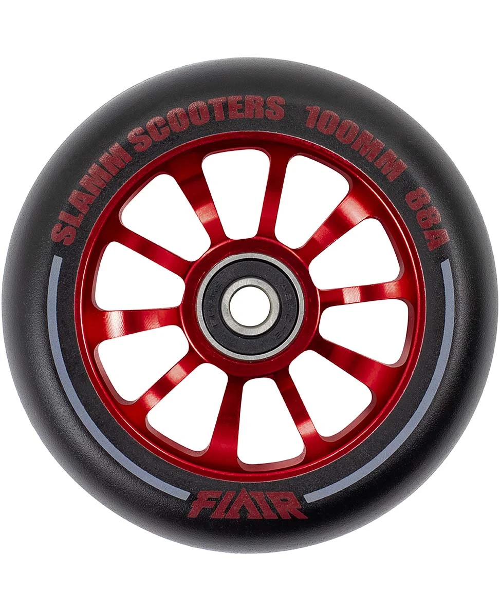 Stuntstep Wiel Aluminium 100mm Slamm Flair 2.0 Met Abec 9 Lagers In Color Zwart 8 Stuntstep Wiel Aluminium 100mm Slamm Flair 2.0 Met Abec 9 Lagers In Color Zwart - Afbeelding 8