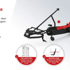 BERG Skelter XXL Black Edition E-BFR-3 -Exporteren Step Avontuur Winkel berg extra sport e bfr skelter 5 6