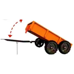 BERG Tandem Trailer L Aanhangwagen Skelter Aanhanger