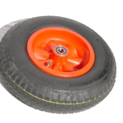 Wiel Met Rode Kunststof Velg