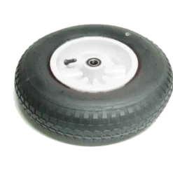 Wiel Met Witte Kunststof Velg