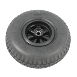 Wiel Met Zwarte Kunststof Velg