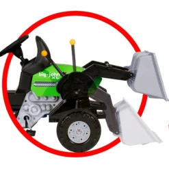 BIG John-XL Loader Traptractor Met Voorlader -Exporteren Step Avontuur Winkel big john xl loader tractor big 800056546 1