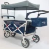 Active Outdoor Bolderkar Blauw Incl. Zonnedak, Extra Bagagetas En Extension.