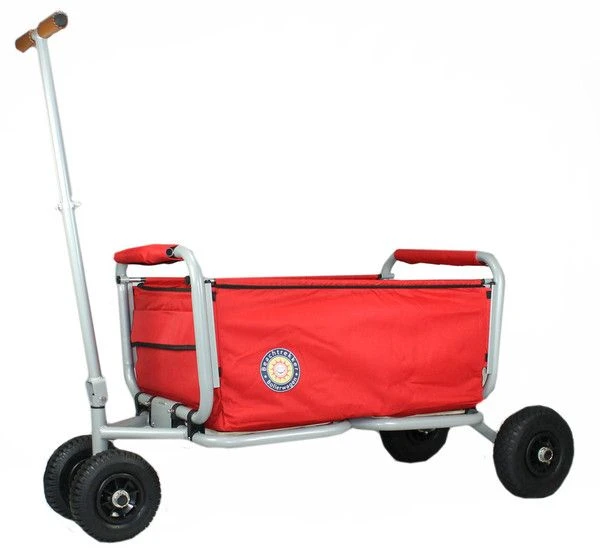 Beachtrekker Life Bolderwagen Opvouwbaar – Rood 2 Beachtrekker Life Bolderwagen Opvouwbaar – Rood - Afbeelding 2