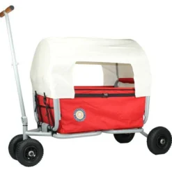 Beachtrekker Life Huif Bolderwagen -Exporteren Step Avontuur Winkel bolderwagen opvouwbaar beachtrekker life rood met huif 1