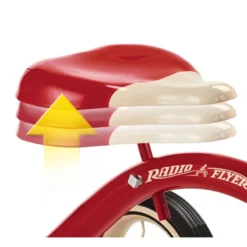 RadioFlyer Classic Red Tricycle Met Duwstang -Exporteren Step Avontuur Winkel classic red tricycle with push handle inset adjustable seat model 34t 1 1