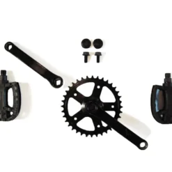 Crankset 140, 36 Tanden + Pedalen (BERG)