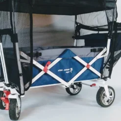 Active-Outdoor Wagon Insectennet Bolderkar -Exporteren Step Avontuur Winkel muskietennet active outdoor wagon zijkant open