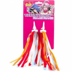 Stuurlint Streamer Pexkids Handvatversiering -Exporteren Step Avontuur Winkel pexkids streamers versiering stuur blauw oranje 8718836202469 speelactief.nl