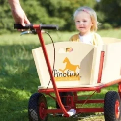 Pinolino Bolderwagen Hout Met Rem -Exporteren Step Avontuur Winkel pinolino bolderwagen bolderkar kinderwagen til met rem 2