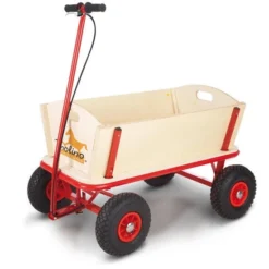Pinolino Bolderwagen Hout Met Rem -Exporteren Step Avontuur Winkel pinolino bolderwagen bolderkar kinderwagen til met rem 1 1