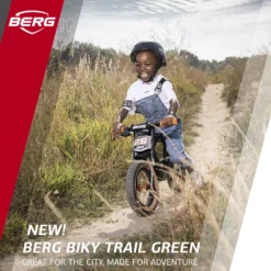 BERG BIKY Trial Groen Loopfiets 12 Inch Handrem -Exporteren Step Avontuur Winkel preview 1080x1080 Insta FB BERG Biky Trail Green