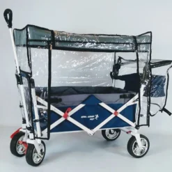 Active Outdoor Wagon Regenhoes Bolderkar -Exporteren Step Avontuur Winkel regenhoes active outdoor wagon bolderwagen zijkant open