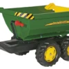 RollyToys Halfpipe Trailer JohnDeere Aanhanger Aanhangwagen