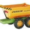 RollyToys Halfpipe Trailer Joskin Tandemas Aanhangwagen