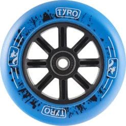 Longway Stuntstep Wielen 110mm Universeel PE Velg Black -Exporteren Step Avontuur Winkel stuntstep wiel 110mm kunststof velg abec9 lagers blauw speelactief.nl
