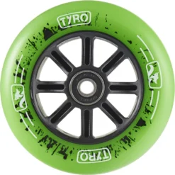Longway Stuntstep Wielen 110mm Universeel PE Velg Black -Exporteren Step Avontuur Winkel stuntstep wiel 110mm kunststof velg abec9 lagers groen speelactief.nl 2