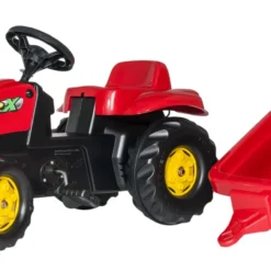 RollyKid X + Aanhanger Rood – Traptractor
