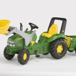 Rolly X-Trac JD Traptractor Met Laadschep En Farmtrailer Voordeelbundel