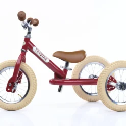 Trybike Steel Red 2-in-1 Loopfiets Vintage Rood -Exporteren Step Avontuur Winkel trybike vintage rood 2 scaled 1