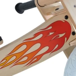 Wishbonebike Stickerset Flames -Exporteren Step Avontuur Winkel wisbonebike stickers vlammen 1 1